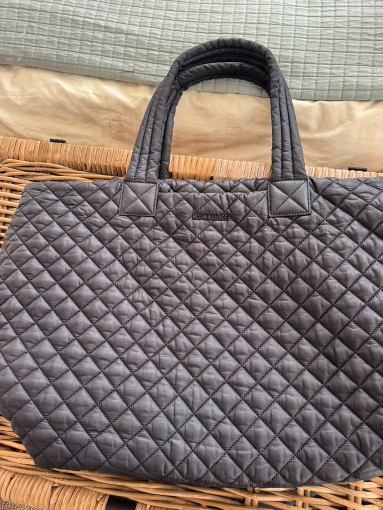 Mz Wallace Large Metro Tote Deluxe In Black — image 2 of 8